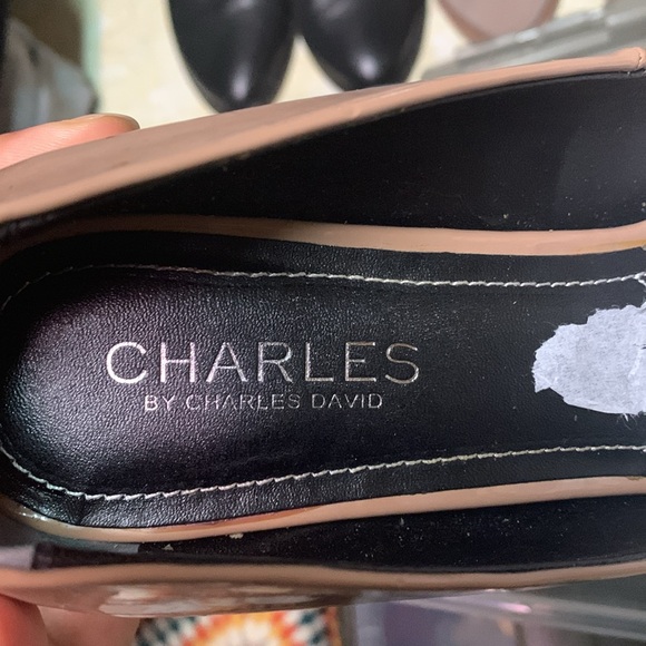 Nude Peep Toe Heels, Size 8.5 - Picture 5 of 5